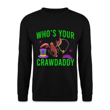Mardi Gras - Unisex Sweatshirt - black - Front - Alina (178cm) & Michal (187cm)
