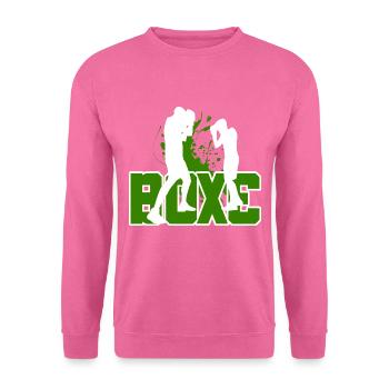 Boxe Boxeur Amateur Sport de Combat - Sweat-shirt Unisexe - rose - Devant