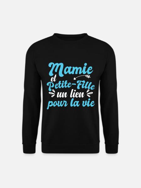 Mamie Et Petite Fille - Sweat-shirt Unisexe - noir