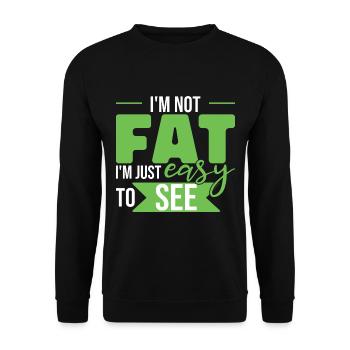Drôle Papa Daddy Fête des pères - Sweat-shirt Unisexe - noir - Devant - Alina (178cm) & Michal (187cm)