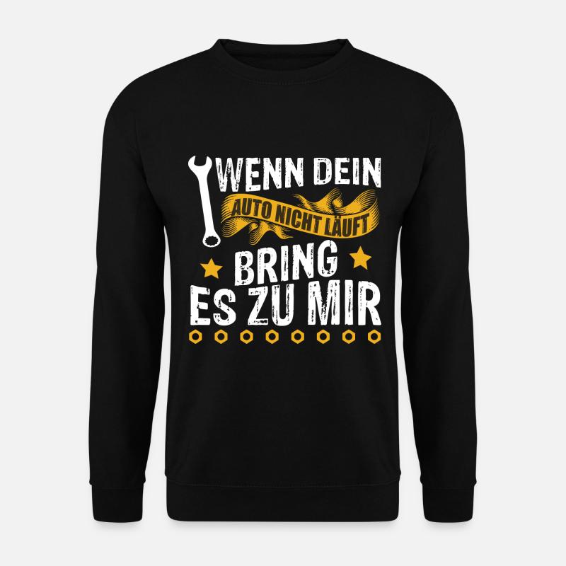 Öl Auto Mechaniker Mechatroniker - Unisex Pullover - Schwarz