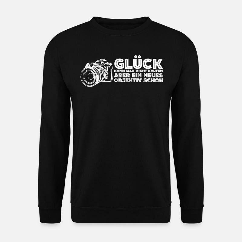 Fotografen Glück - Unisex Pullover - Schwarz