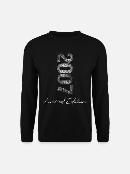 Geburtstag 2007 Limited Edition Geschenk Used Cool - Unisex Pullover - Schwarz