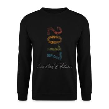 Birthday 2017 Limited Edition Gift Used Cool - Unisex Sweatshirt - black - Front - Alina (178cm) & Michal (187cm)
