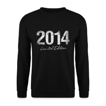 Birthday 2014 Limited Edition Gift Used Cool - Unisex Sweatshirt - black - Front - Alina (178cm) & Michal (187cm)