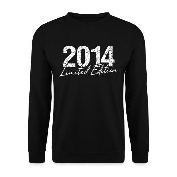 Birthday 2014 Limited Edition Gift Used Cool - Unisex Sweatshirt - black - Front - Alina (178cm) & Michal (187cm)