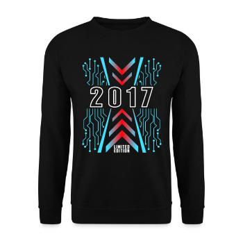 Geburtstag 2017 Gaming Limited Edition Gamer - Unisex Pullover - Schwarz - Vorne - Alina (178cm) & Michal (187cm)