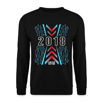 Birthday 2018 Gaming Limited Edition Gamer - Unisex Sweatshirt - black - Front - Alina (178cm) & Michal (187cm)