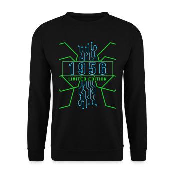 Anniversaire 1956 Gaming Limited Edition Gamer - Sweat-shirt Unisexe - noir - Devant - Alina (178cm) & Michal (187cm)