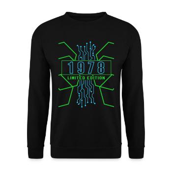 Anniversaire 1978 Gaming Limited Edition Gamer - Sweat-shirt Unisexe - noir - Devant - Alina (178cm) & Michal (187cm)