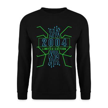 Birthday 2004 Gaming Limited Edition Gamer - Unisex Sweatshirt - black - Front - Alina (178cm) & Michal (187cm)