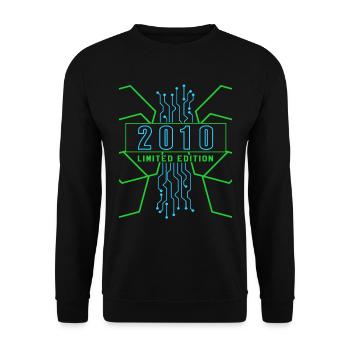 Anniversaire 2010 Gaming Limited Edition Gamer - Sweat-shirt Unisexe - noir - Devant - Alina (178cm) & Michal (187cm)