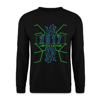 Geburtstag 2017 Gaming Limited Edition Gamer - Unisex Pullover - Schwarz - Vorne - Alina (178cm) & Michal (187cm)
