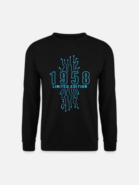 Geburtstag 1958 Gaming Limited Edition Gamer - Unisex Pullover - Schwarz