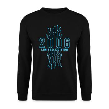 Birthday 2006 Gaming Limited Edition Gamer - Unisex Sweatshirt - black - Front - Alina (178cm) & Michal (187cm)
