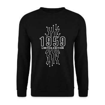 Anniversaire 1959 Gaming Limited Edition Gamer - Sweat-shirt Unisexe - noir - Devant - Alina (178cm) & Michal (187cm)