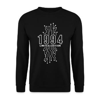 Birthday 1994 Gaming Limited Edition Gamer - Unisex Sweatshirt - black - Front - Alina (178cm) & Michal (187cm)