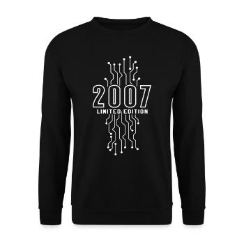 Anniversaire 2007 Gaming Limited Edition Gamer - Sweat-shirt Unisexe - noir - Devant - Alina (178cm) & Michal (187cm)
