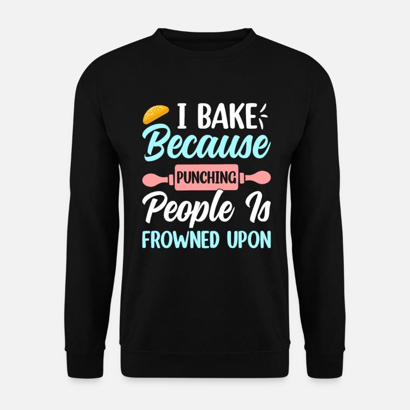 Cookie-Bäcker-Genuss Hobbybäcker - Unisex Pullover - Schwarz