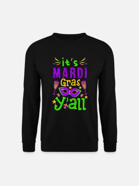 Mardi Gras - Unisex Sweatshirt - black