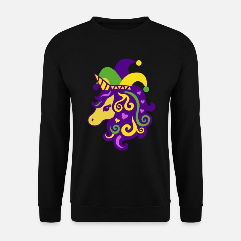 Mardi Gras - Unisex Sweatshirt - black