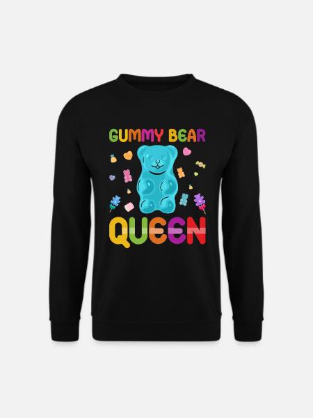 Gümmibär Königin der Süßigkeiten - Unisex Pullover - Schwarz