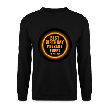 Sonnenfinsternis - Erforsche die Dunkelheit - Unisex Pullover - Schwarz - Vorne - Alina (178cm) & Michal (187cm)