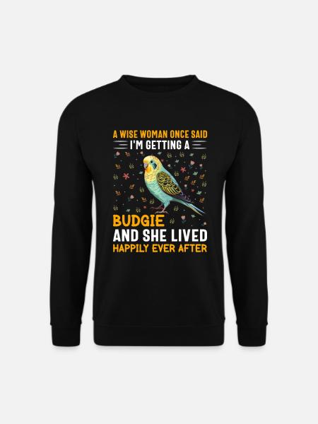 Budgerigar, Feathered Friend, Bird Watching - Unisex Sweatshirt - black