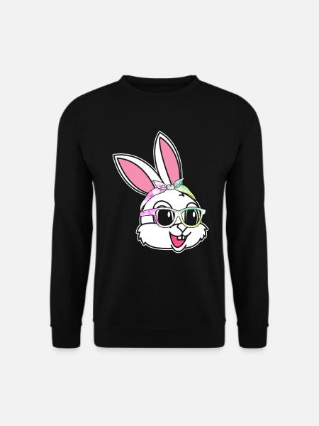 Easter Cute Bunny Easter Bunny - Unisex Sweatshirt - black