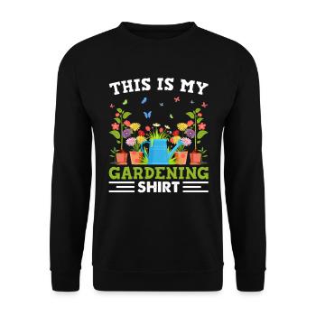 Jardiner avec chaque graine, je voyais mon - Sweat-shirt Unisexe - noir - Devant - Alina (178cm) & Michal (187cm)