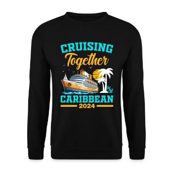 Croisière Caraïbes 2024 - Sweat-shirt Unisexe - noir - Devant - Alina (178cm) & Michal (187cm)