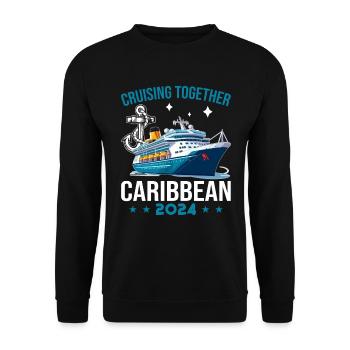Cruise Command 2024 - Unisex Sweatshirt - black - Front - Alina (178cm) & Michal (187cm)