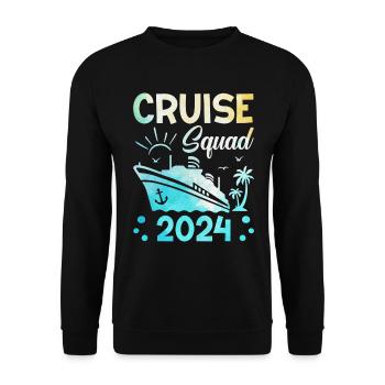 Cruise Command 2024 - Unisex Sweatshirt - black - Front - Alina (178cm) & Michal (187cm)