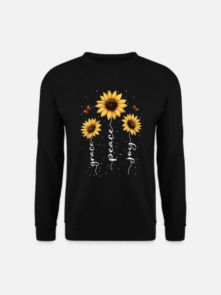 Sommer Blumen Blume Inspiration Motivation Spruch - Unisex Pullover - Schwarz