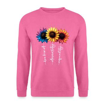 Summer Flowers Inspiration Love LGBTQ Rainbow - Unisex Sweatshirt - pink - Front