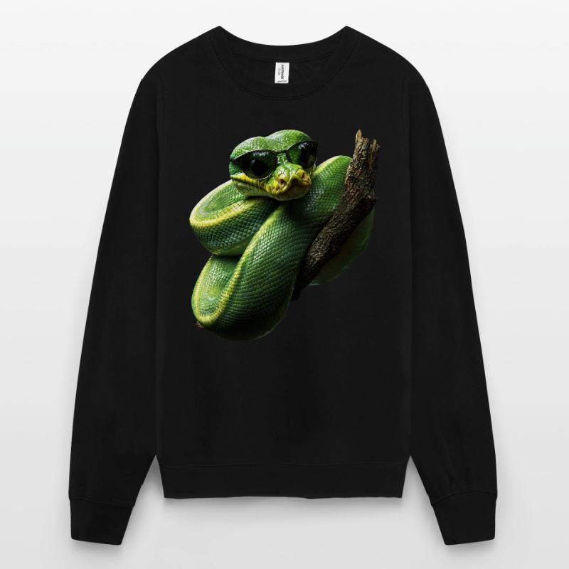 Green Tree Python Snakes Lover Terrarium Unisex Sweatshirt