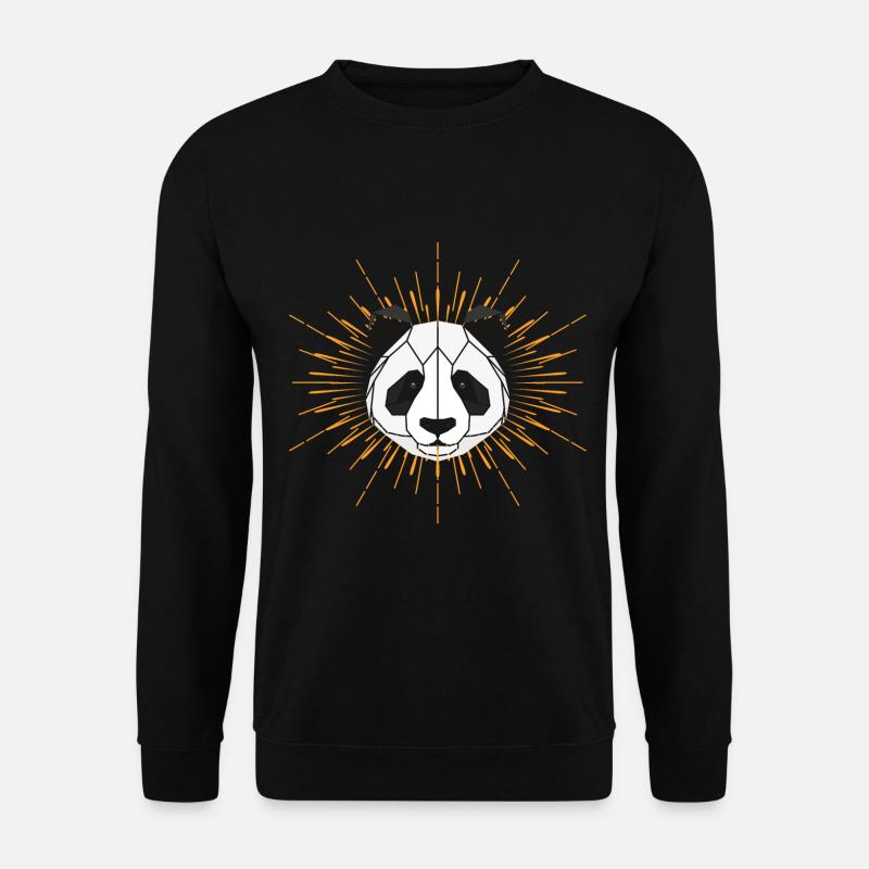 Panda - Unisex Pullover - Schwarz
