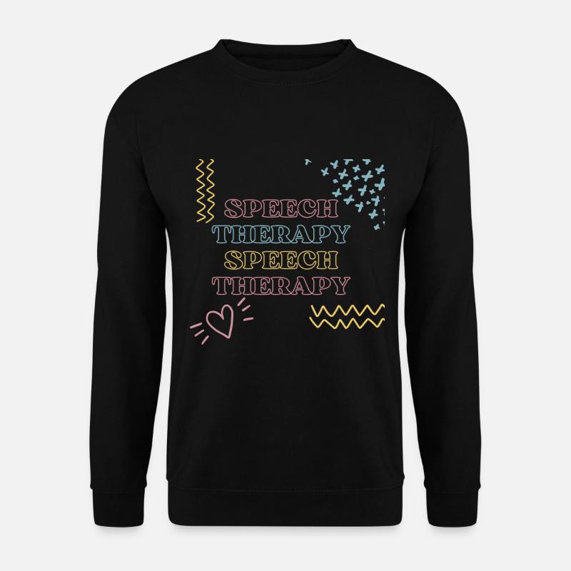 Logopädie - Unisex Pullover - Schwarz