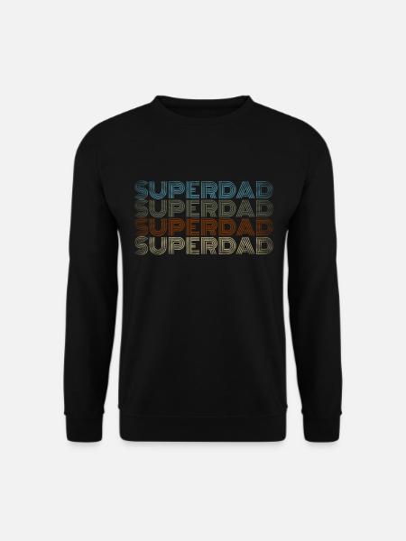 Daddy Father Gift Super disant papa beau-père - Sweat-shirt Unisexe - noir