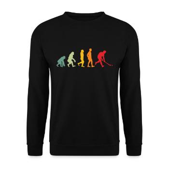 Feldhockey Hockey Evolution - Unisex Pullover - Schwarz - Vorne - Alina (178cm) & Michal (187cm)
