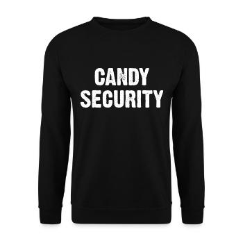 Sécurité des bonbons - Sweat-shirt Unisexe - noir - Devant - Alina (178cm) & Michal (187cm)