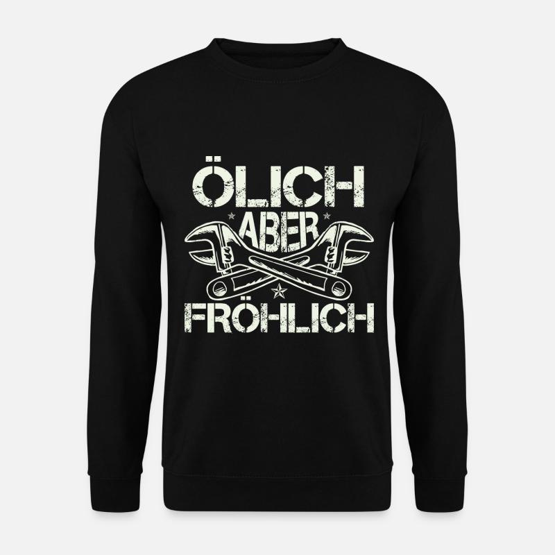 Huileux mais gai - Sweat-shirt Unisexe - noir