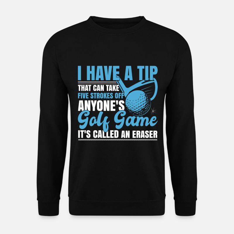 Jeu de golf amusant golfeur - Sweat-shirt Unisexe - noir