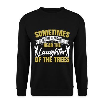 Golf Player Funny - Unisex Sweatshirt - black - Front - Alina (178cm) & Michal (187cm)