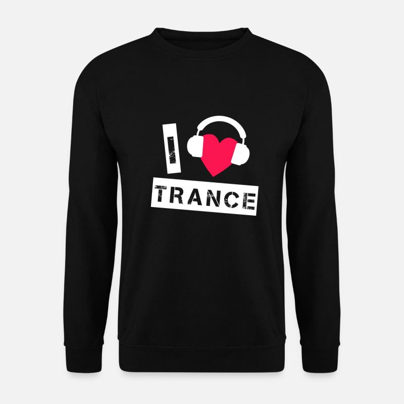 Trance Liebe - Unisex Pullover - Schwarz