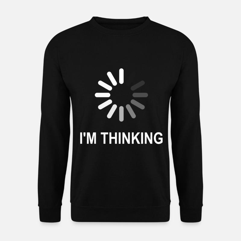 I'm Thinking - Unisex Pullover - Schwarz