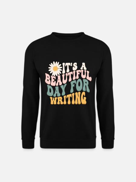 Écriture - Sweat-shirt Unisexe - noir