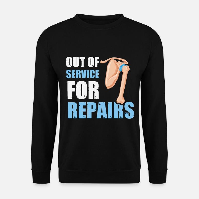 Shoulder Replacement - Unisex Sweatshirt - black