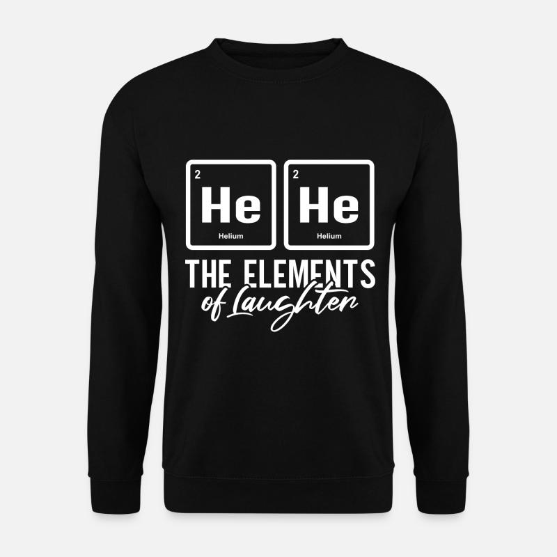 Periodensystem-Witz - Unisex Pullover - Schwarz