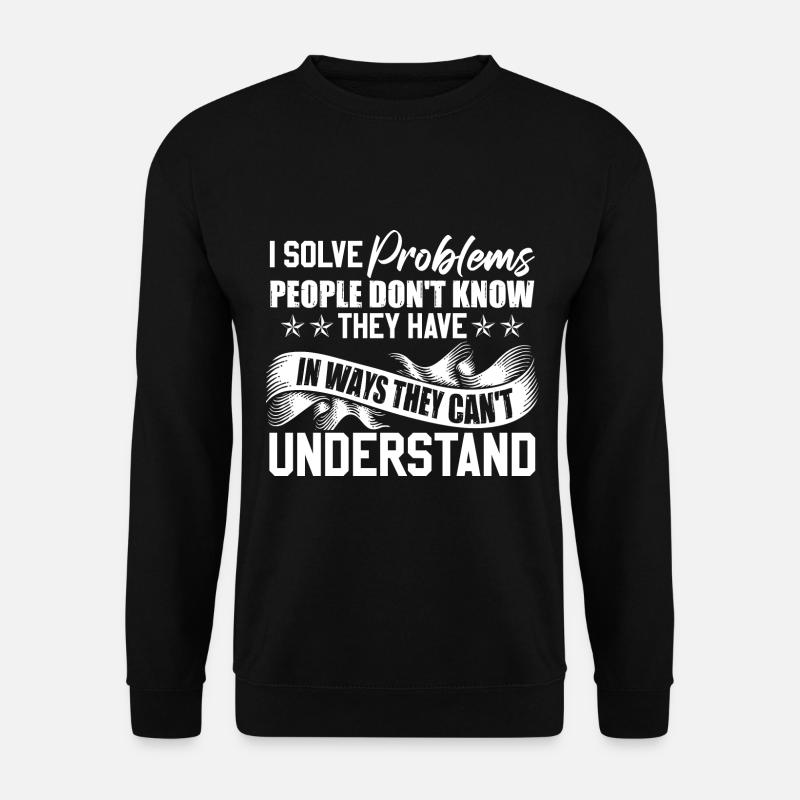 Sozialarbeiter Humor - Unisex Pullover - Schwarz